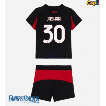 AC Milan Ardon Jashari #30 Echipament de Fotbal Replică 2025-26 Copii Acasa (+ Șorturi)